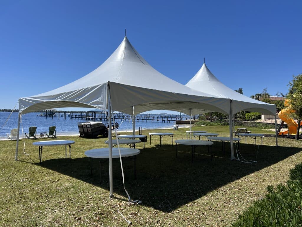 tent rentals for events in Destin & Tallahassee with Everything Events